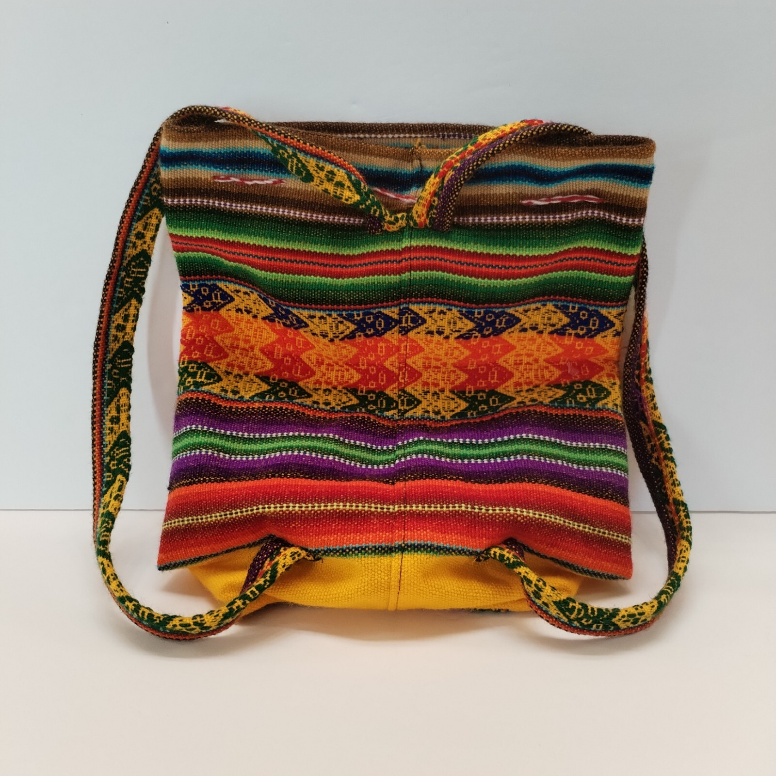 Peruvian Mini Small Backpack Embroidery Llama Gir… - image 5