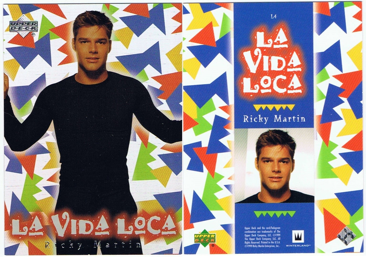 Ricky Martin La Vida Loca by Upper Deck/Winterland in 1999. Inserts + Discounts. - Picture 16 of 24