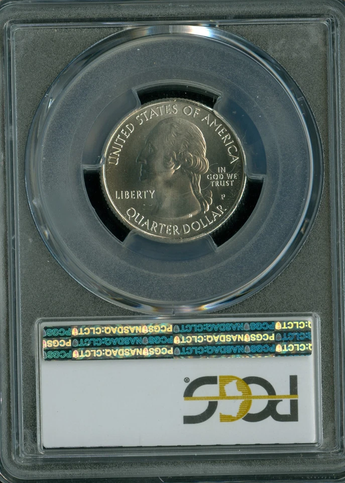 2016 P CUMBERLAND GAP FLAG QUARTER PCGS MS67 PQ 2ND FINEST MAC  SPOTLESS . - Image 4 of 4