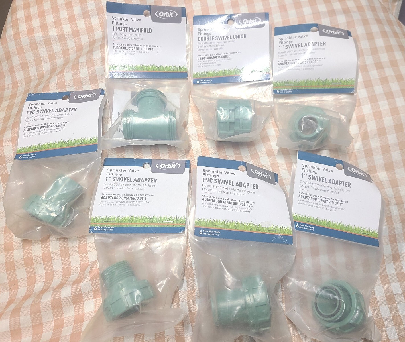 7 Orbit Sprinkler Valve Fittings in packs eBay