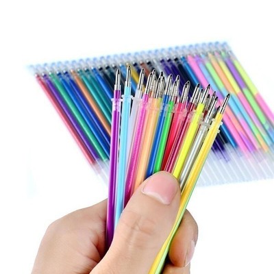 Office School 24Colors Refills Markers Watercolor Gel Pen Replace Supplies 5ml