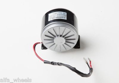 UNITE 350W 24V Electric Scooter Motor Kit – Brush DC Motor, Speed Controller, Thumb Throttle & Charger Included