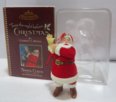 Hallmark Keepsake Ornament Twas Night Before Christmas Clement Moore Santa Claus