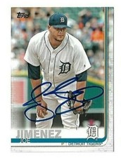 Detroit Tigers JOE JIMENEZ  Signed 2019 Topps Card #217