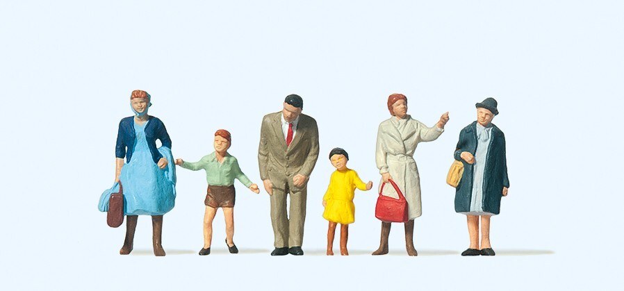Preiser 14069 Passers By (6) Standard Figure Set HO/OO Scale BNIP