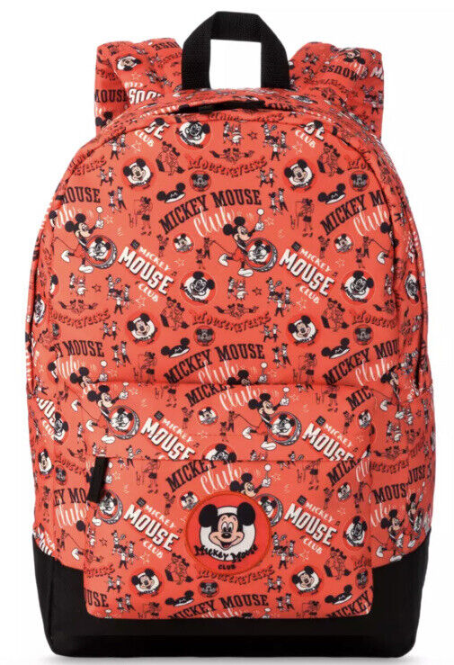 WALT DISNEY PRESENTS THE MICKEY MOUSE CLUB BACKPACK NWT IN PLASTIC SHIP FAST!!
