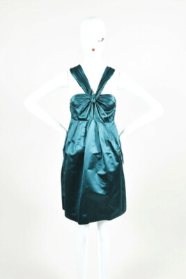 white christmas dresses Dark Green High Empire Waist A-Line Mother Dress – Bestydress