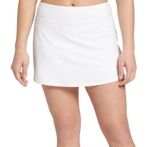 DSG GIrls Pure White Mid Rise Performance Skort Size M  (10-12) Built In Shorts - Picture 1 of 3