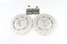Alfa Romeo Giulia Stelvio Quadrifoglio rear brake pads & rotors 1384