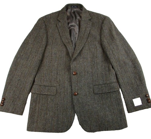 NEW $690 Ralph Lauren RRL Reversible Harris Tweed Vest! Sm Brown