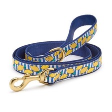 Up Country Dog Leash with D-ring, Make Lemonade Lemon, Made In USA, 5 Foot Lead