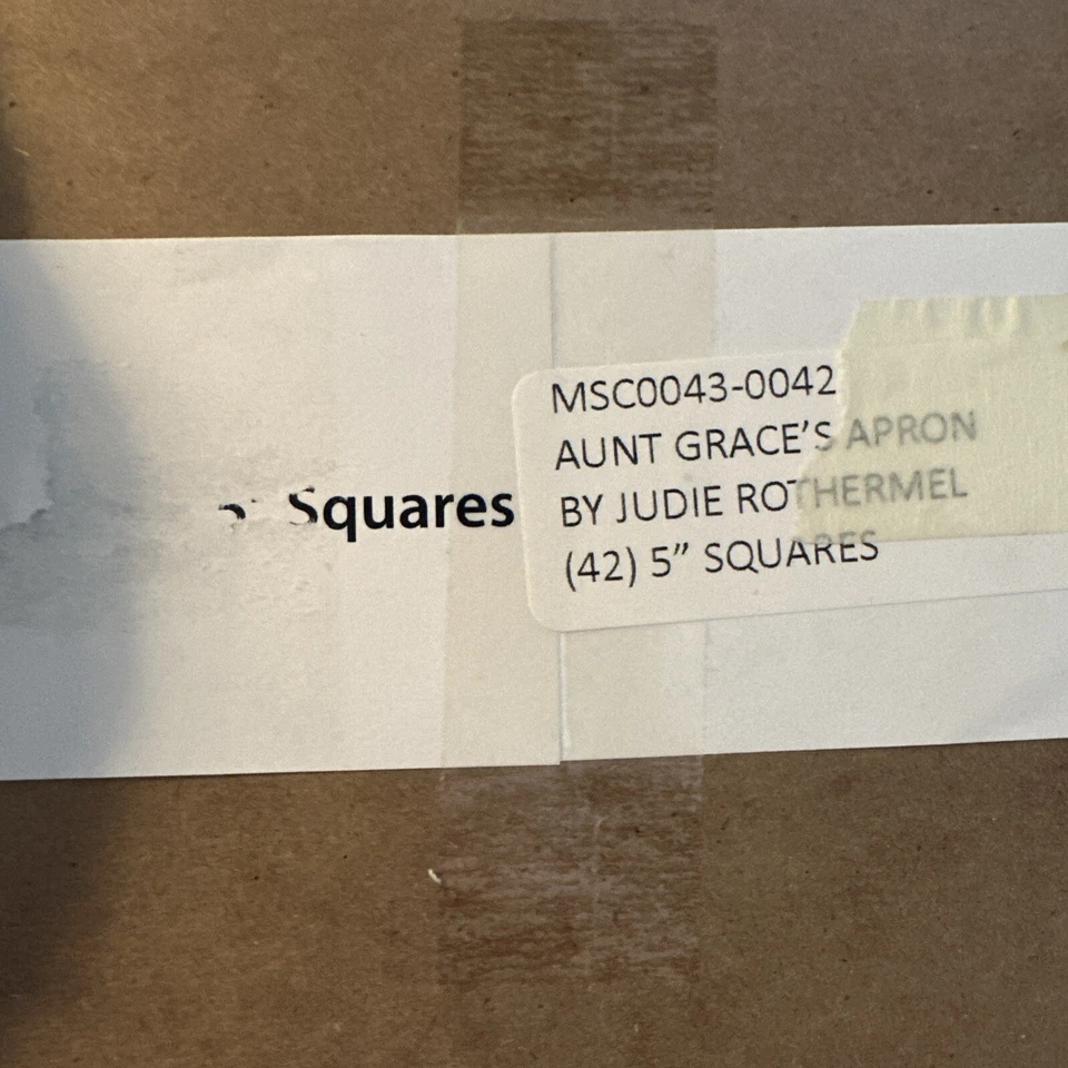 Marcus Fabrics Aunt Grace’s Apron 42pcs 5x5 Fabric Squares By Judy Rothermel - Image 2 of 3