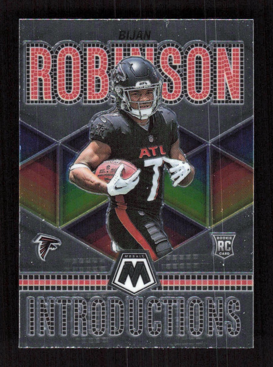2023 Panini Mosaic #I-6 Bijan Robinson Introductions RC Rookie