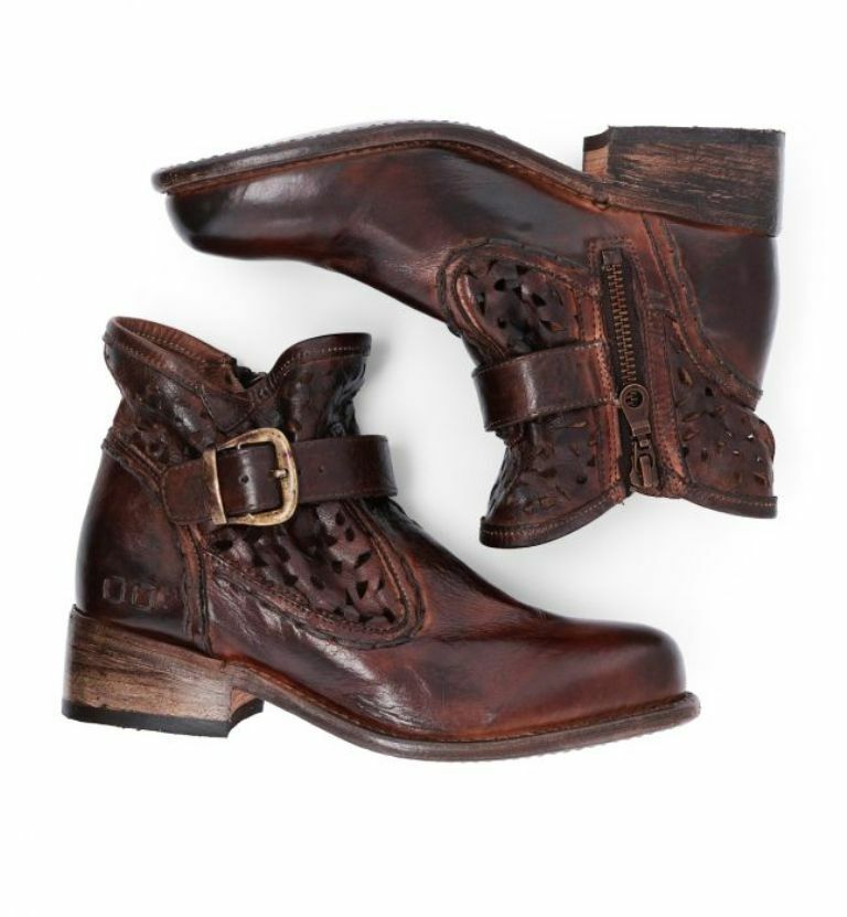 NEW BED STU $255 TEAK DIP DYE HEATHER LEATHER BOOTS SZ 6 | eBay