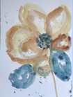 New ListingBotanical Flower Abstract Watercolor Painting Collectible Art