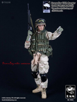 専用1/6 チョーク・リーダー 75th Ranger 1993 ソマリア toyhaven: Crazy Figure 1/12 scale Chalk Leader 75th Ranger