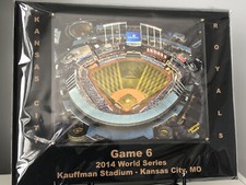 Kansas City Royals  Framed print 2014 Game 6 World Series Kauffman Stadium KCMO