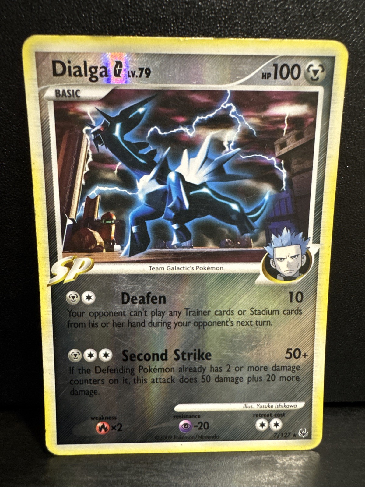Dialga G Lv.79 7/127 Reverse Holo Platinum MP-HP