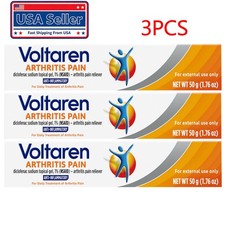 3 Pack Arthritis Pain Topical Gel 50g 1.76oz Tube Exp2027 New Fast Shipping