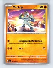 ~PT~ PORTOGHESE Machop 066/165 Sv: Scarlatto e Viola 151 Carta Pokemon WB