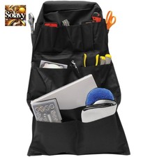 Water-Resistant 14-Pocket Car Seat-Back Organizer   Ultimate Travel Essential