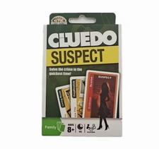Cluedo Suspect Card Game, Classic Mystery Detective Game, UK Seller 
