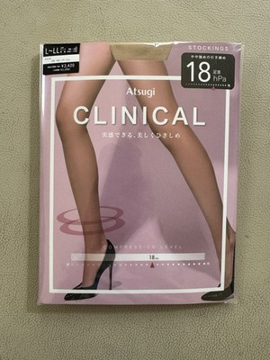 Atsugi Clinical Compression Pantyhose 18hpa L-LL Nude Color Japan (B)