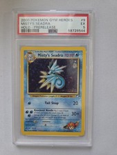 Misty's Seadra [Pre-Release] #9 Precios | Pokemon Gym Heroes | Tarjetas de  Pokemon