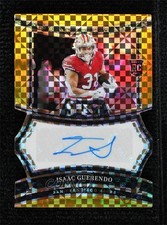 2024 Panini Select Rookie Signatures Gold Prizm Die-Cut 6/10 Isaac Guerendo 1by2