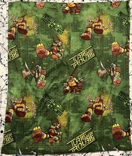 Teenage Mutant Ninja Turtles Full Size Flat Bed Sheet Nickelodeon Green