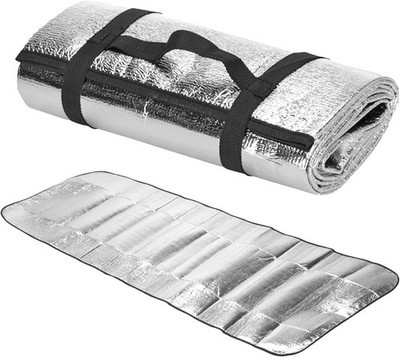 Tragbare Folien Camping Matte mit Schaumstoff - leichte, faltbare Thermo Isomatte