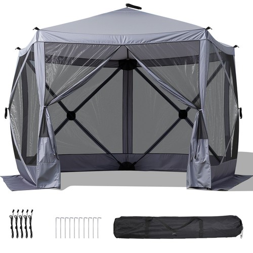 10'x10' Pop Up Canopy Party Tent Gazebo W/ Mosquito Netting Outdoor
