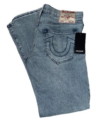 TRUE RELIGION RICKY SN RELAXED STRAIGHT 700905 JEANS 34 X 34