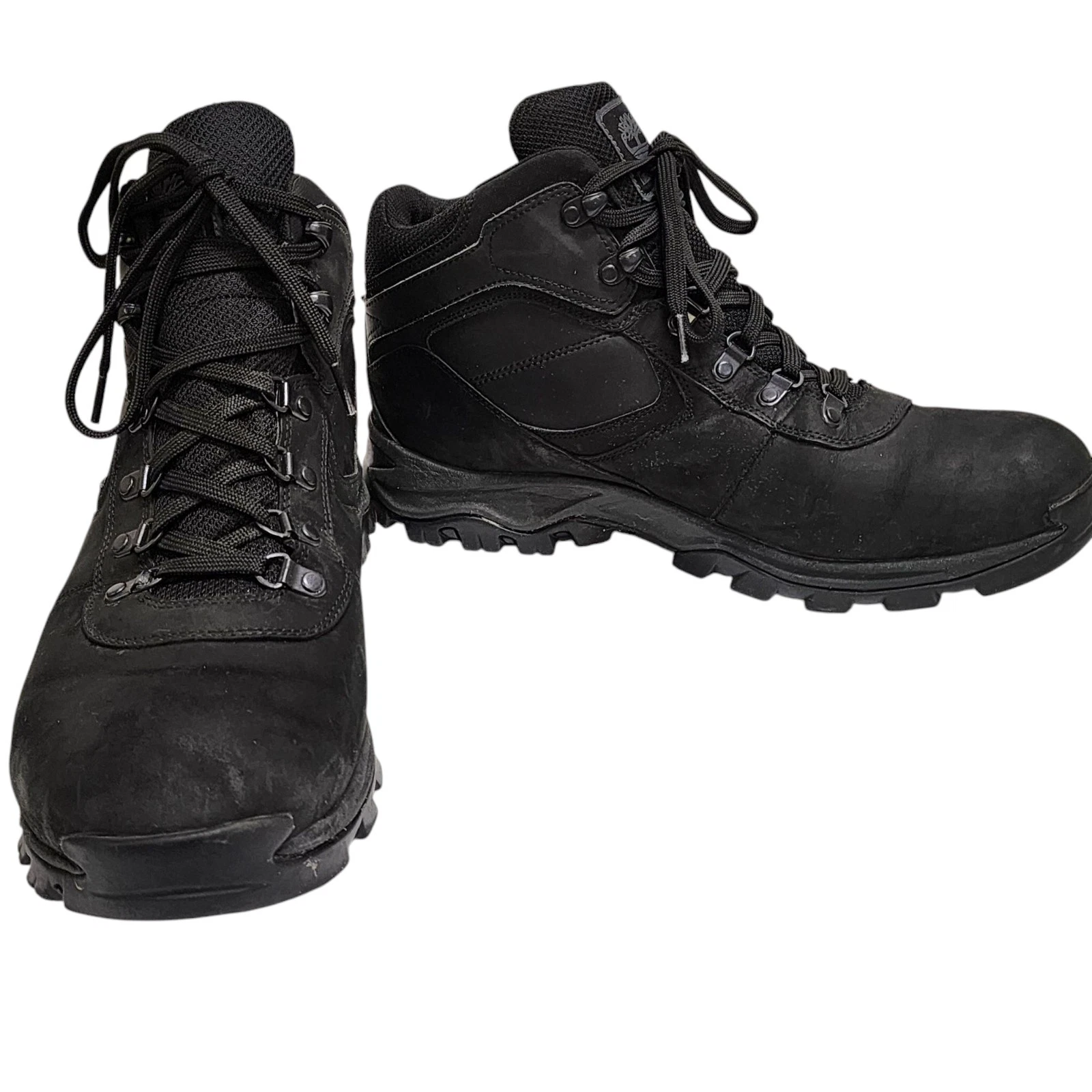 Timberland Mt Maddsen Leather Waterproof Mens 13 Hiker Boot Black #2731R