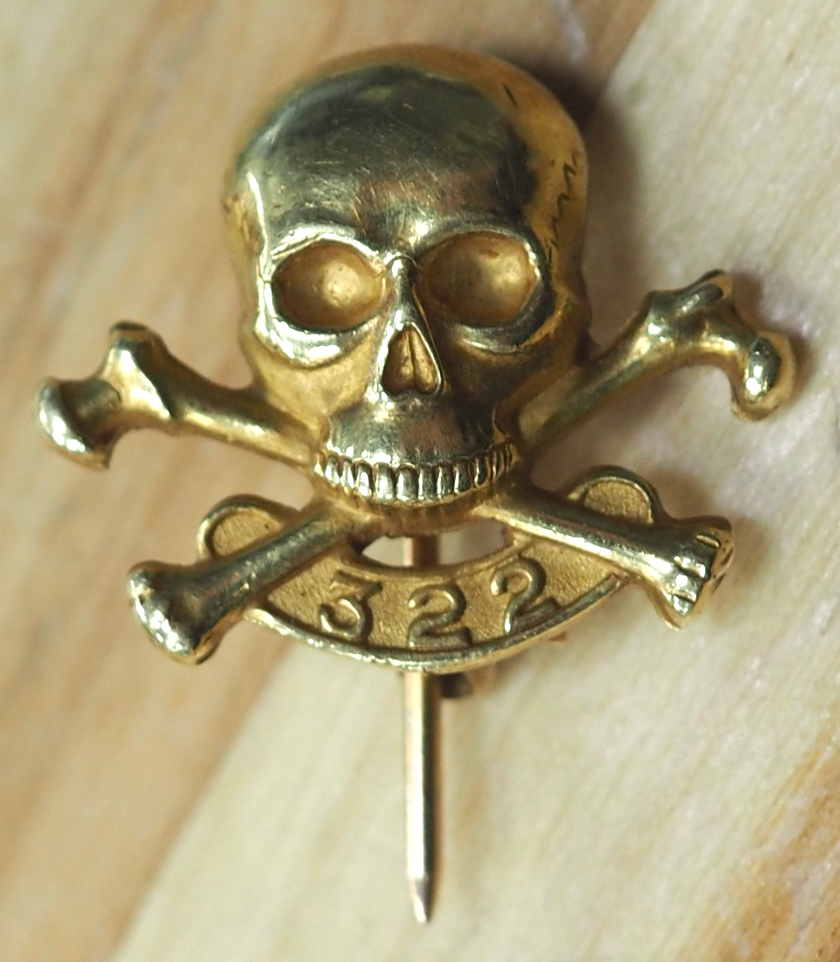 Tiffany & Co Skull and Bones Yale Fraternity Secret Society 18k