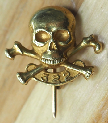 Tiffany & Co Skull and Bones Yale Fraternity Secret Society 18k
