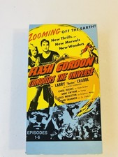 FLASH GORDON CONQUERS THE UNIVERSE VHS EPISODES 1-6 1989 BLACK N WHITE