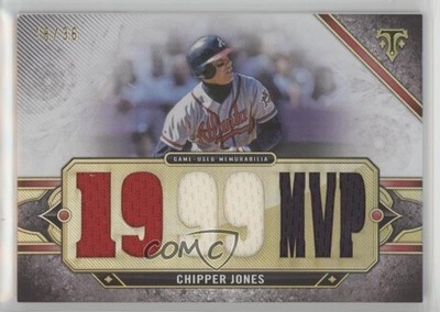 2024 Topps Triple Threads Relics Legends 18/36 Chipper Jones #RL-CJ HOF 2o7