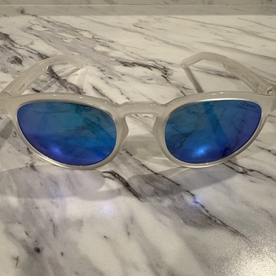 CEBE Nightawk Sunglasses White Mirrored Lenses