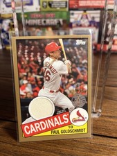 2020 Topps Paul Goldschmidt 1985 GU Jersey Relic #85R-PG Cardinals Gold /50 Card