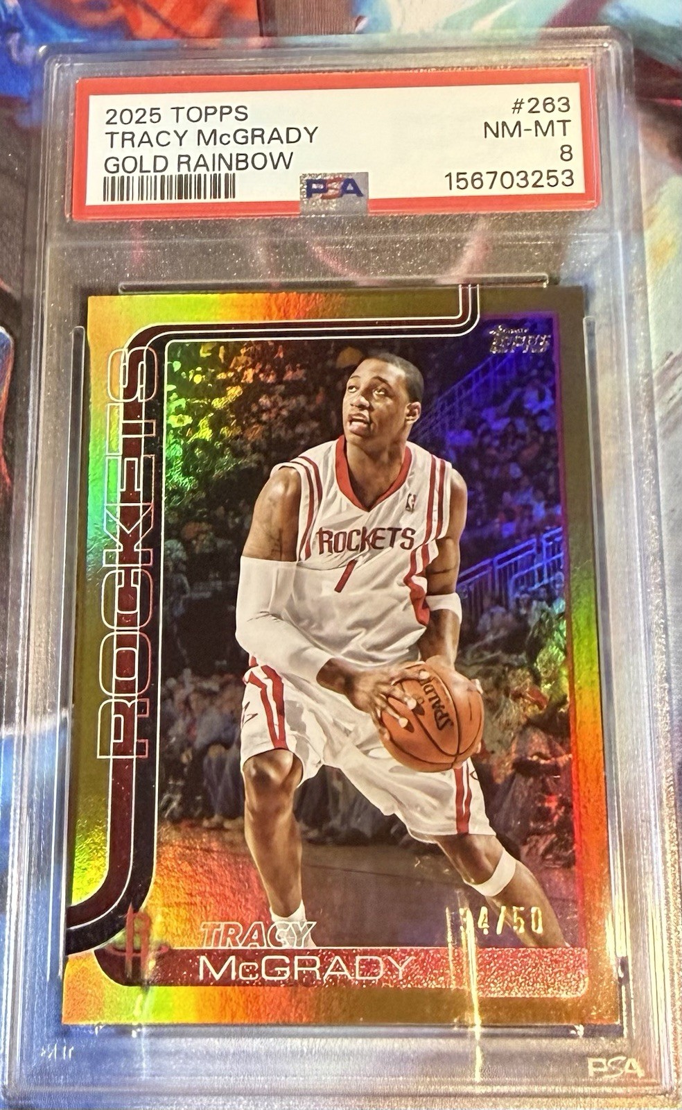 2025-26 Topps - Tracy McGrady #263 Gold Rainbow /50