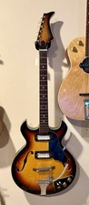 Maxitone Barney Kessel Ibanez 1960 Sunburst MIJ Aria Bruno Matsumoku w/ Gigbag!