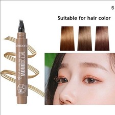 Microblading Waterproof Tattoo Eyebrows Ink Pen Long Lasting Forks