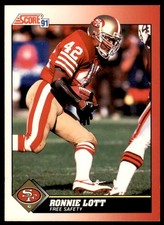 1991 Score Ronnie Lott San Francisco 49ers #200