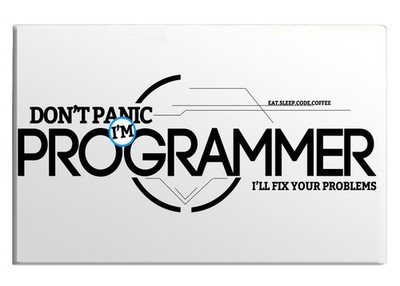 Don t Panic Programmer Will Fix Problems Coder Life Computer Gift Fridge Magnet