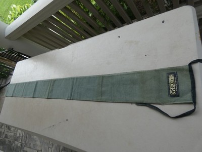 Vintage G Loomis Soft Grey Corduroy 1 Section Fishing Rod Sock Sleeve