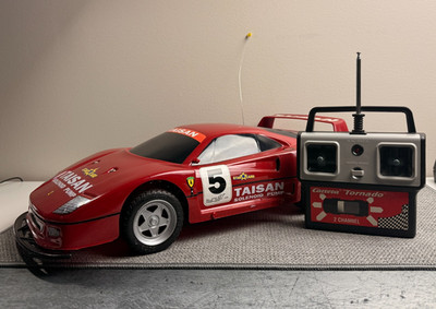 Vintage Carrera Tornado 1:10 Scale RC Radio Control Ferrari F-40 Rare