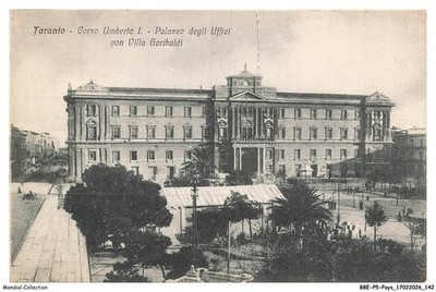 BBEP5-0355-ITALIEN - TORANTO - Corso umberto i palazzo degli ufflei von villa g
