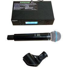 Shure GLXD24R /B58 Dual Band Pro Digital Wireless Microphone System, Black