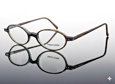 ENRICO COVERI - VINTAGE RARITÄT Brille - Mod. 6909 KY01 48/18 Stab 140 mm.